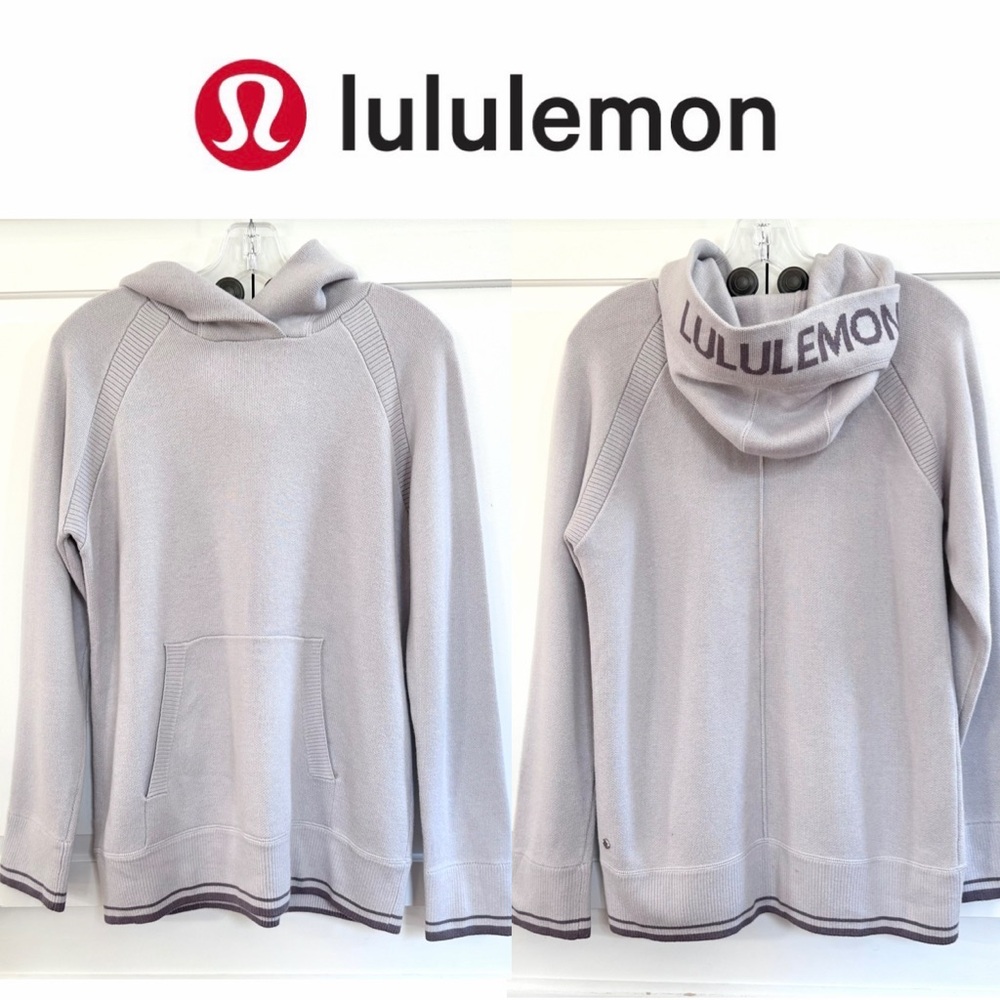 Lululemon Soothe Away Hoodie Sweater in Stargaze/ Graphite Purple, Size 6